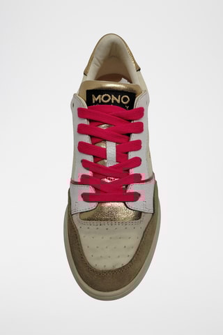 Sapatilhas de couro Bango - Bege