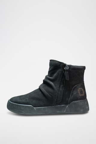 Botas em couro Felicity - Preto