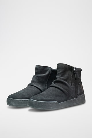 Botas em couro Felicity - Preto