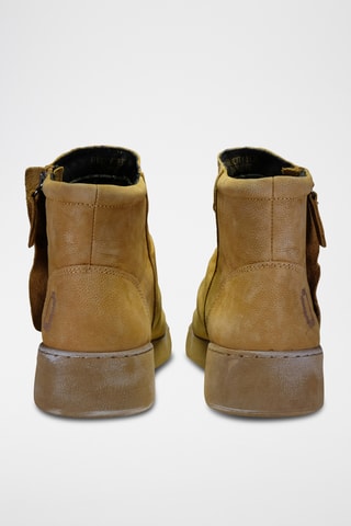 Botas em couro Felicity - Castanho