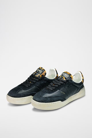 Sapatilhas em couro Jiha - Preto