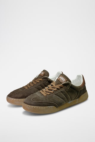 Sapatilhas em couro Jiha - Castanho