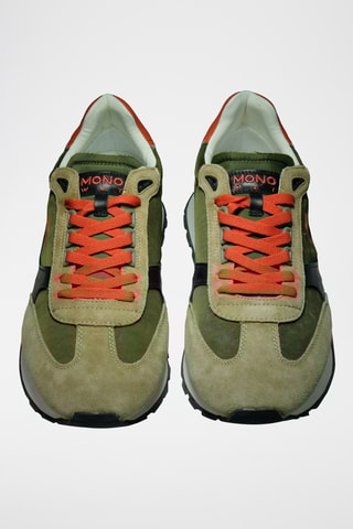 Sapatilhas de running Rider - Toupeira e verde-escuro