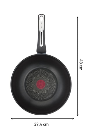 Wok en acier inoxydable Emotion - 28 cm