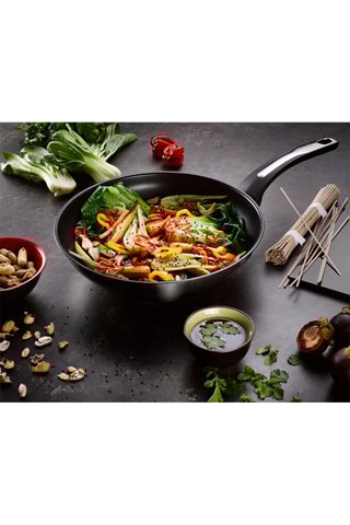 Wok en acier inoxydable Emotion - 28 cm