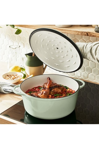 Cocotte ronde en fonte d'acier Lov - 29 cm - 7,4 l