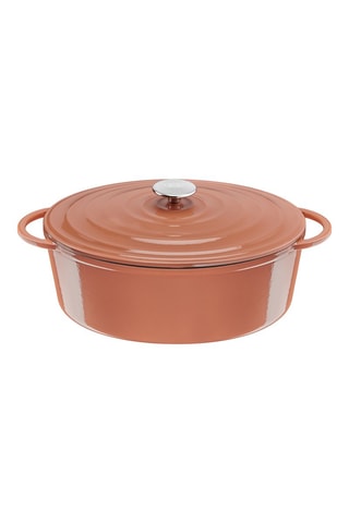 Cocotte ovale en fonte d'acier Lov - 34 x 26 cm - 7,2 l