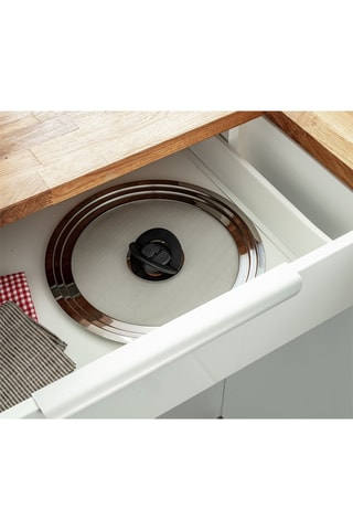 Couvercle anti-projection en acier inoxydable Ingenio - 24/30 cm