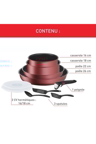 Batterie de cuisine Ingenio Daily Chef - 10 pièces