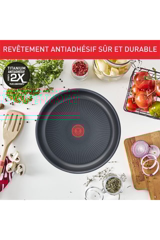 Batterie de cuisine en acier inoxydable XL Force - 14 pièces