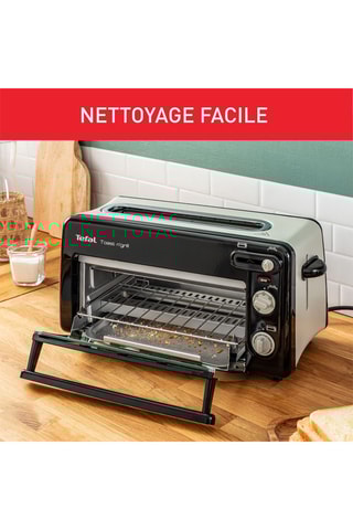 Grille-pain et mini-four 2-en-1 Toast n'Grill -1300 W