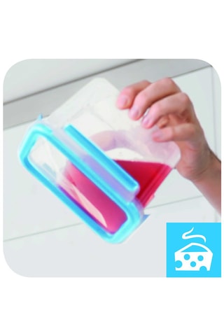 5 boites de conservation en plastique - 15 à 370 cl