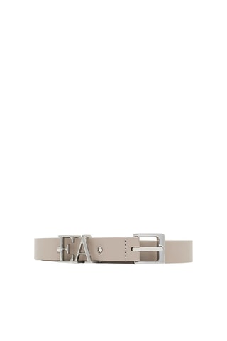 Ceinture en cuir - Beige - Emporio Armani