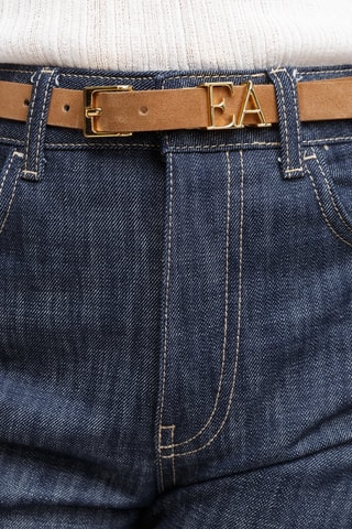 Ceinture en nubuck - Marron - Emporio Armani