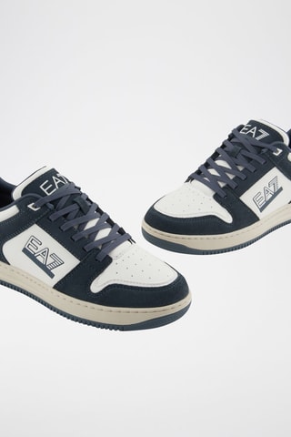 Baskets en cuir - Blanc - EA7