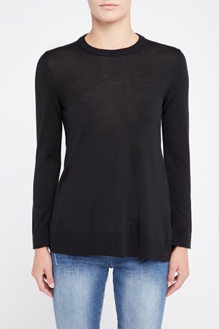 Pull en laine vierge Emporio Armani - Noir