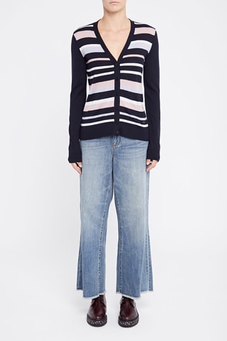 Gilet en laine vierge Emporio Armani - Bleu marine