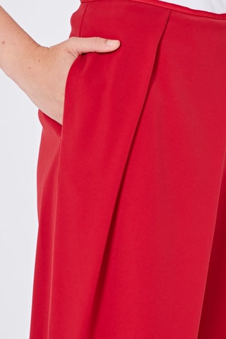 Pantalon carotte 7/8 Emporio Armani - Rouge