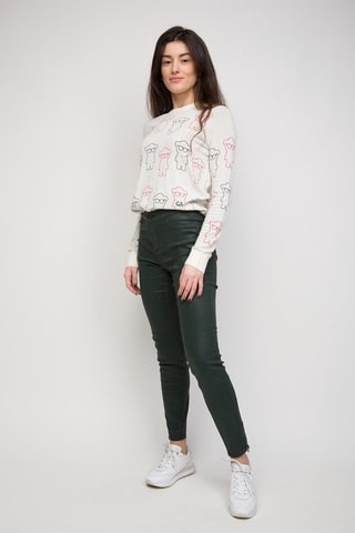 Pantalon slim - Vert foncé 