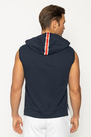 Sweat à capuche - Bleu marine - Emporio Armani