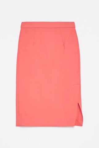 Jupe fourreau - Corail 