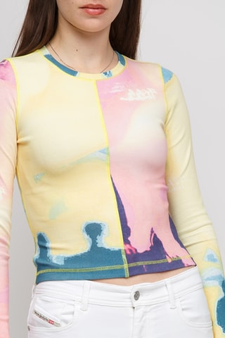 T-shirt tie and dye - Rose