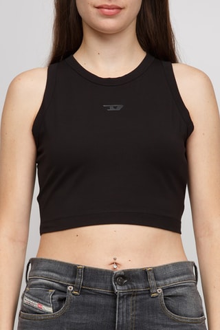 Camisola de alças - Preto