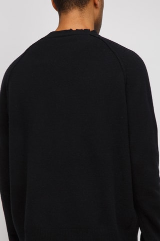 Camisola de lã - Preto