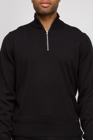 Camisola de lã - Preto