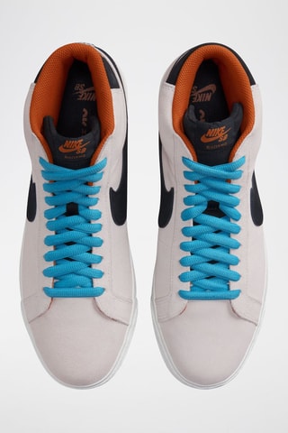 Nike SB Zoom Blazer Mid Electric en nubuck - Gris clair