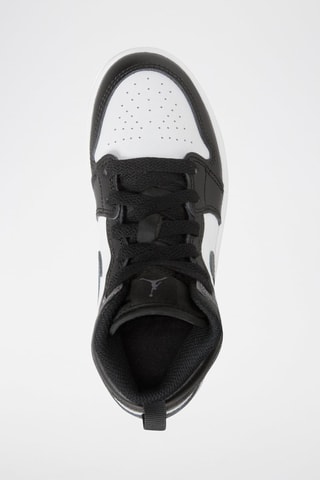 Zapatillas altas de piel Jordan 1 Mid - Negro y gris - Jordan