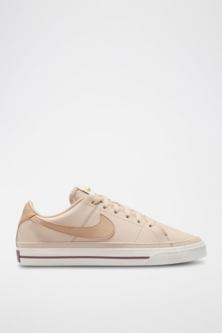 Nike Court Legacy Next Nature de piel - Blanco y rosa