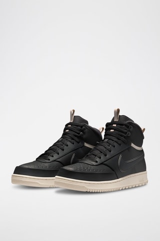 Court Vision Mid Winter en cuir - Noir - Nike