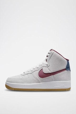  Nike Air Firce 1 de nobuk - Blanco