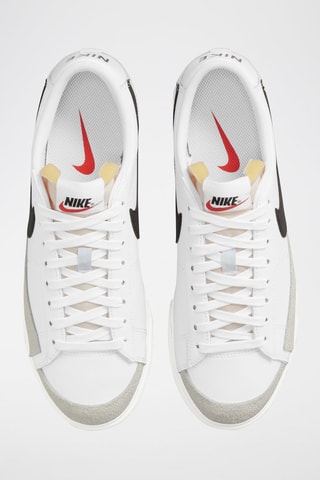 Nike Blazer Low Platform en nubuck - Blanc