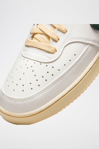 Nike Court Vision Low en cuir - Blanc et vert