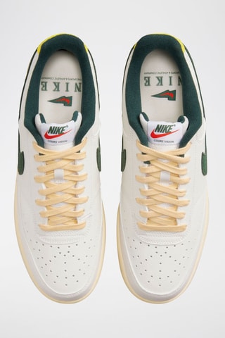 Nike Court Vision Low en cuir - Blanc et vert