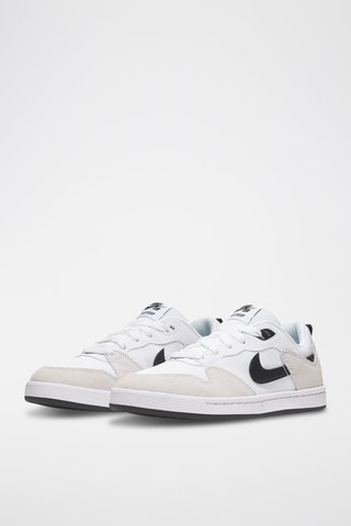 Nike SB Alleyoop de piel - Blanco