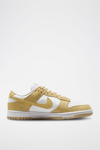 Nike Dunk Low de piel - Amarillo y blanco