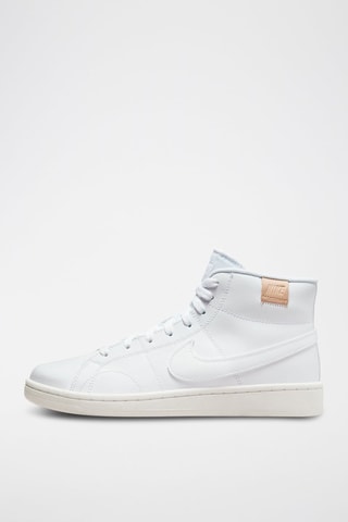 Nike Court Royale 2 Mid de piel - Blanco
