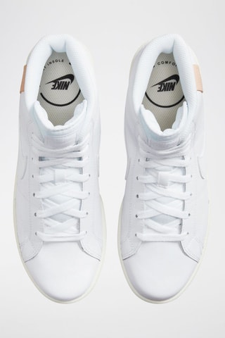 Nike Court Royale 2 Mid de piel - Blanco