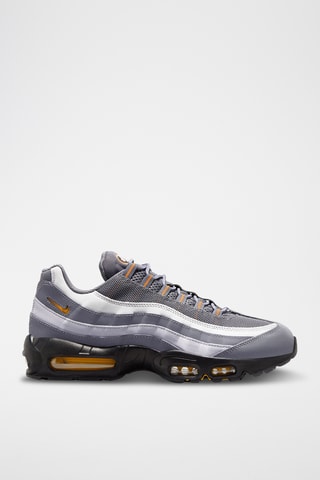Nike Air Max 95 de piel - Gris oscuro y amarillo