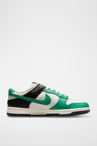Nike Dunk Low de piel - Verde claro y negro