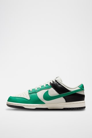 Nike Dunk Low de piel - Verde claro y negro