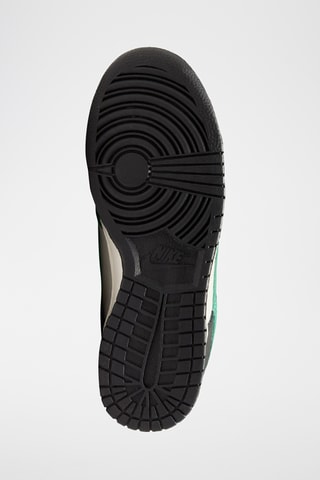 Nike Dunk Low de piel - Verde claro y negro