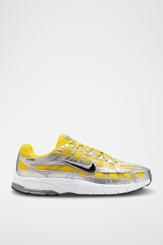 Nike P-6000 de piel - Plateado y amarillo