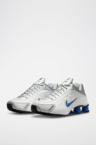 Nike Shox R4 - Blanc et argenté