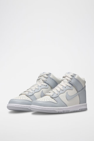 Nike Dunk High de piel - Gris claro