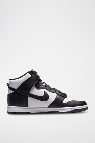 Dunk High Retro de piel - Negro y blanco - Nike