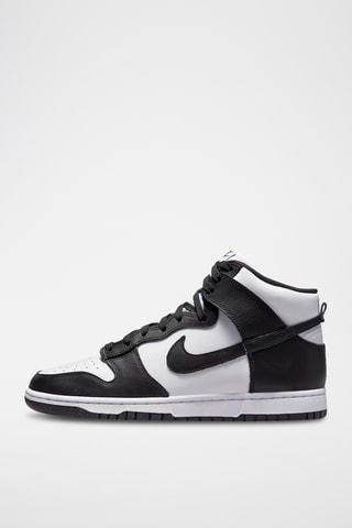Dunk High Retro de piel - Negro y blanco - Nike